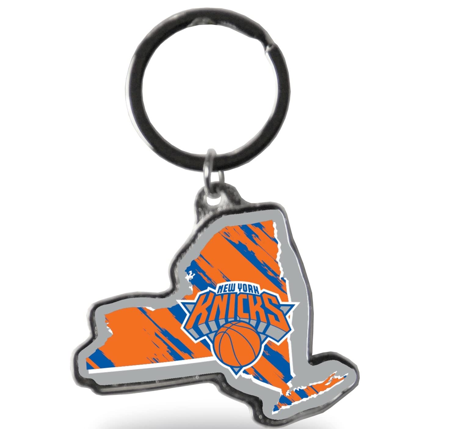 Rico Industries NBA New York Knicks State Shape Schlüsselanhänger Rico Industries NBA New York Knicks State Shape Schlüsselanhänger von Rico Industries
