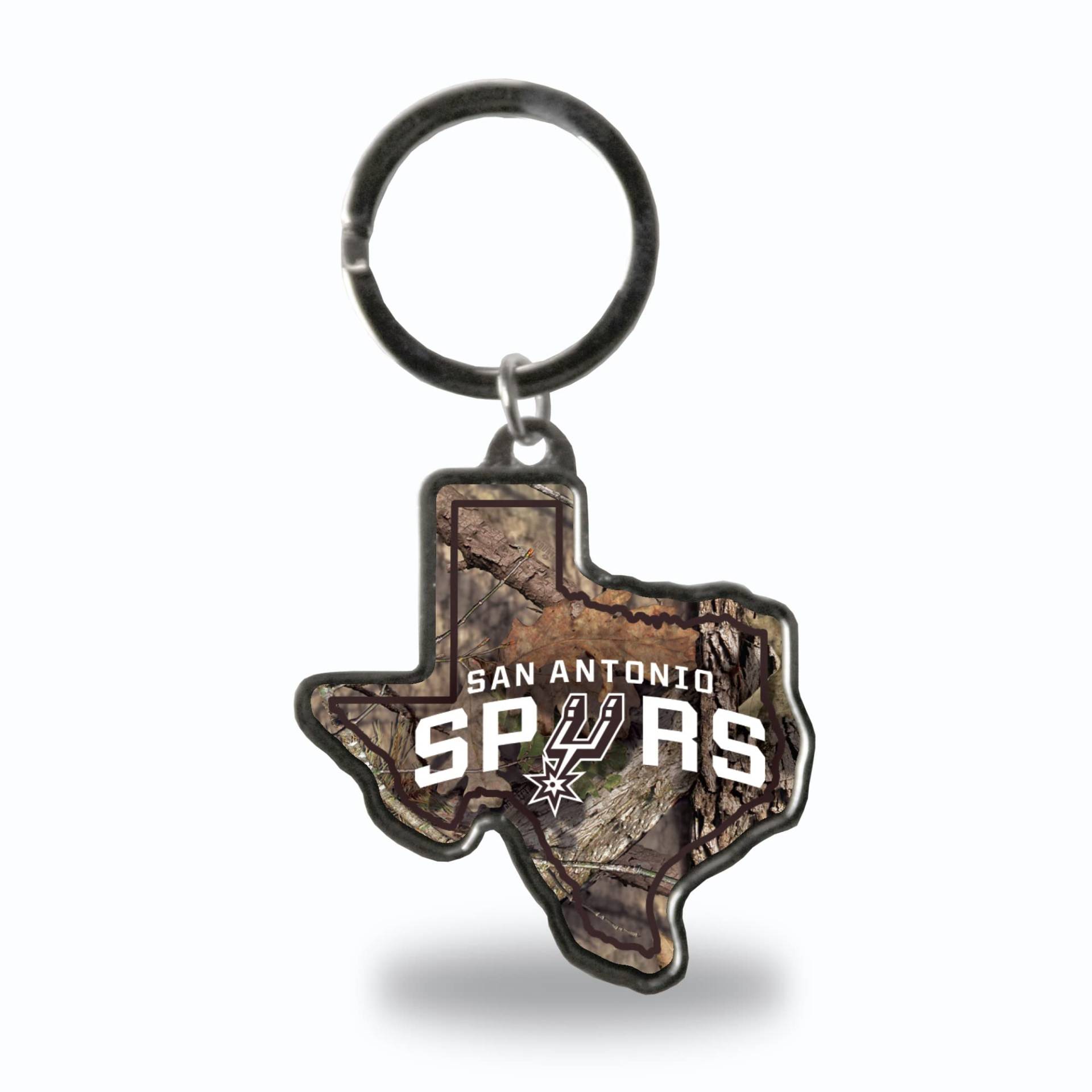 Rico Industries NBA San Antonio Spurs Mossy Oak State Shape Schlüsselanhänger Rico Industries NBA San Antonio Spurs Mossy Oak State Shape Schlüsselanhänger von Rico Industries