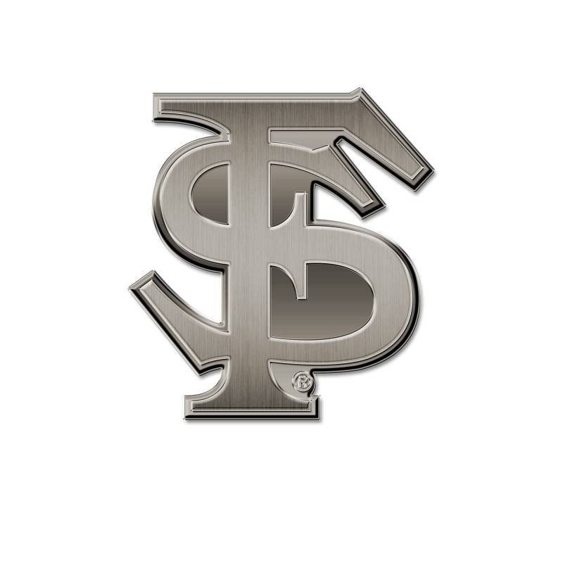 Rico Industries NCAA Florida State Seminoles Antik Auto Emblem Antik Nickel Auto Emblem für Auto LKW SUV von Rico Industries