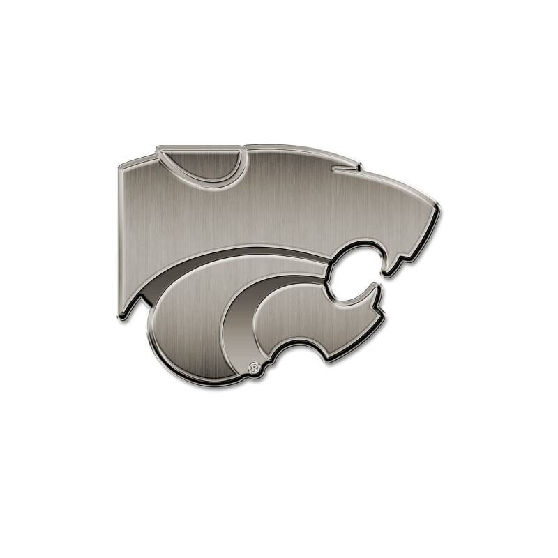 Rico Industries NCAA Kansas State Wildcats Antikes Auto-Emblem aus Nickel für Auto/LKW/SUV von Rico Industries