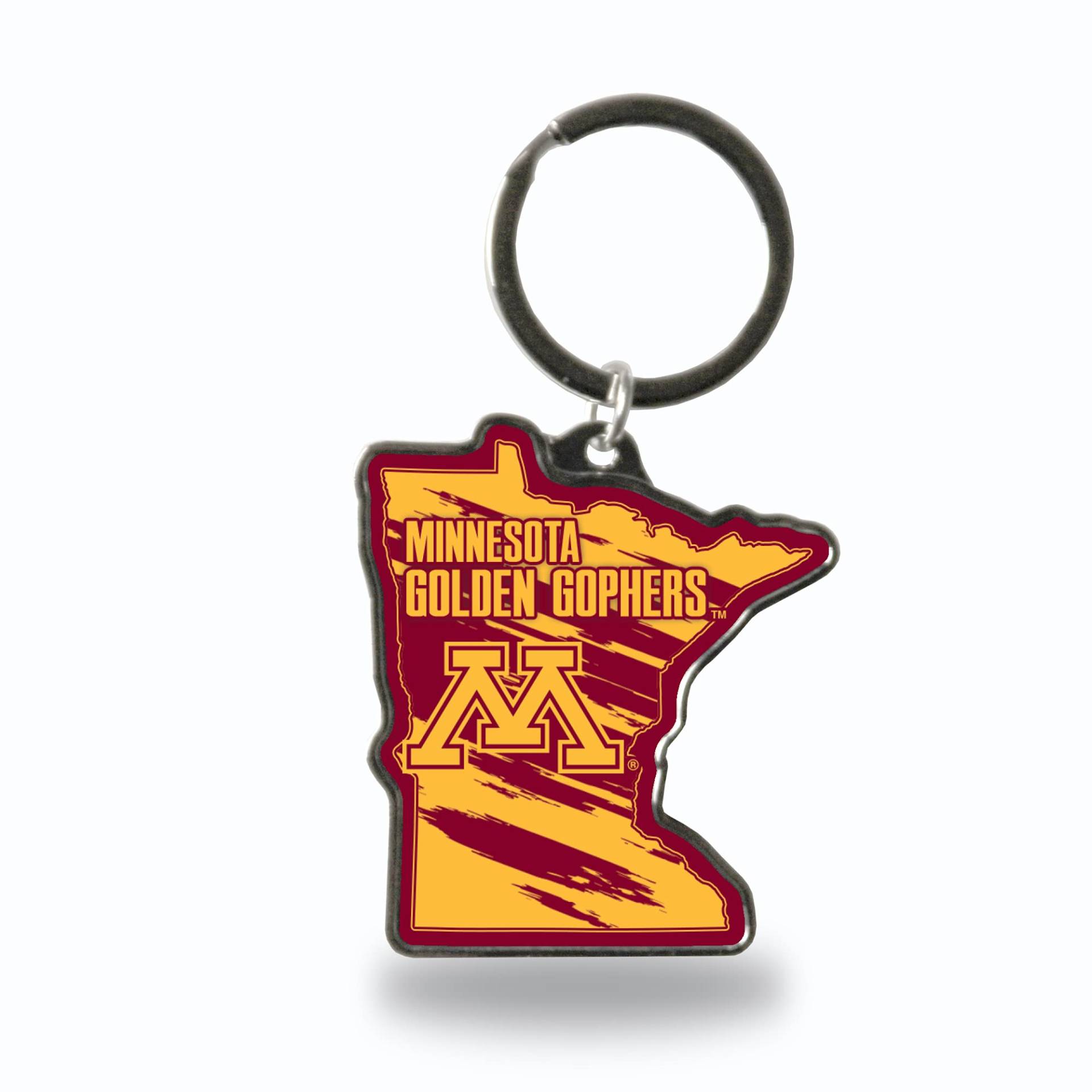 Rico Industries NCAA Minnesota Golden Gophers State Shape Schlüsselanhänger Rico Industries NCAA Minnesota Golden Gophers State Shape Schlüsselanhänger von Rico Industries