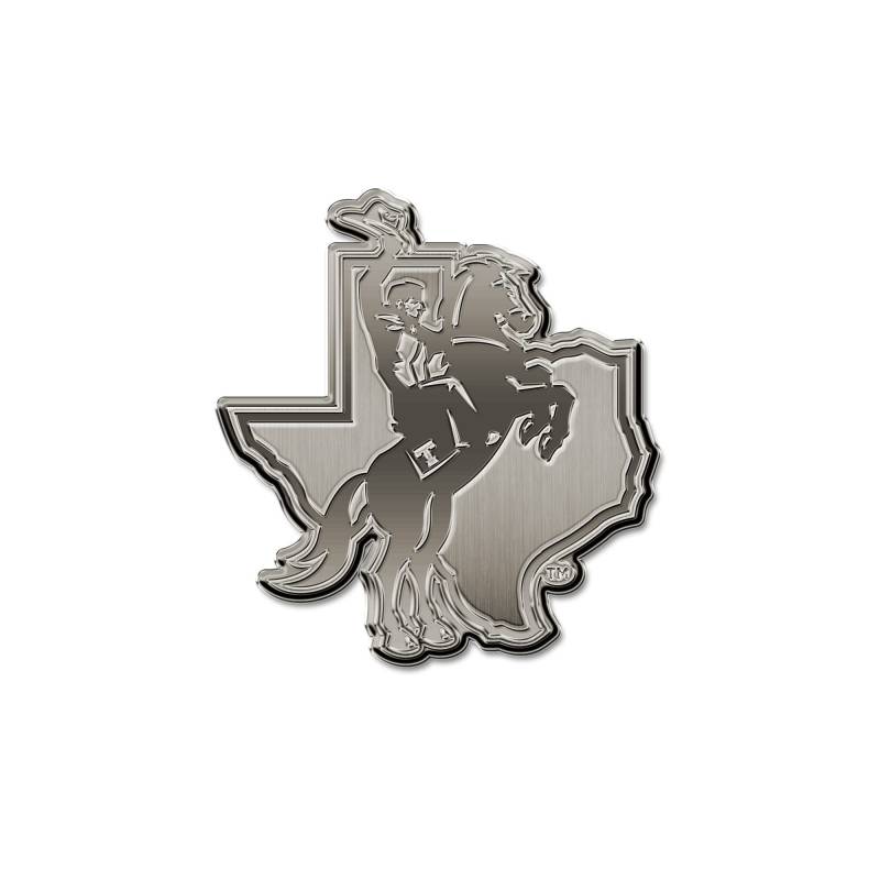 Rico Industries NCAA Tarleton State Texans Antik Auto Emblem Antik Nickel Auto Emblem für Auto LKW SUV von Rico Industries
