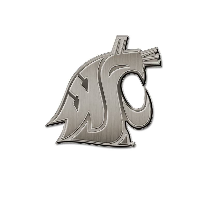 Rico Industries NCAA Washington State Cougars Antikes Auto-Emblem aus Nickel für Auto/LKW/SUV von Rico Industries