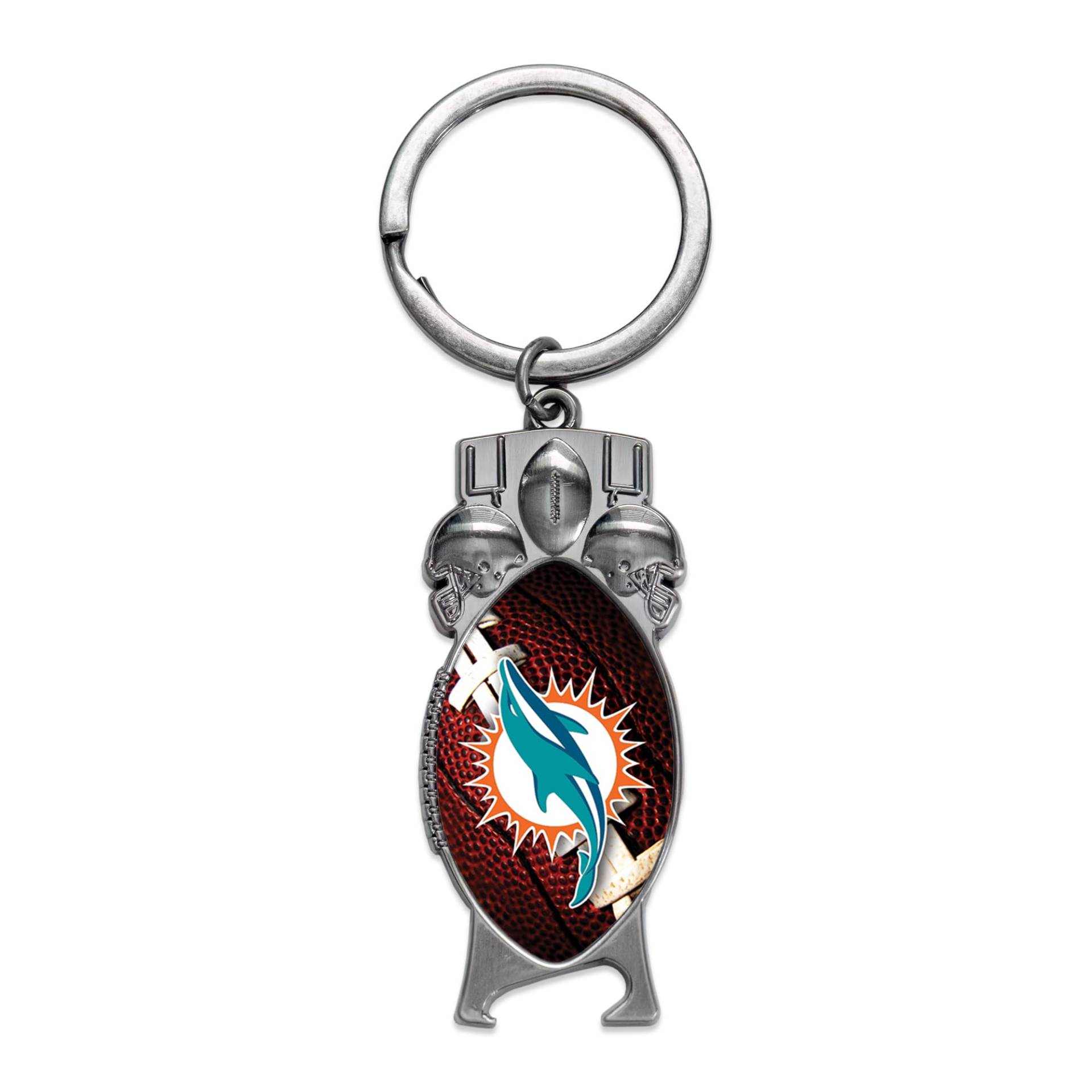 Rico Industries NFL Football Miami Dolphins geformter Flaschenöffner Schlüsselanhänger – Autozubehör Rico Industries NFL Football Miami Dolphins geformter Flaschenöffner Schlüsselanhänger – Autozubehör von Rico Industries