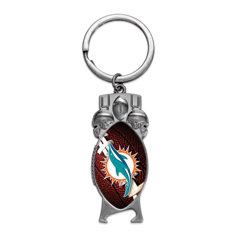 Rico Industries NFL Football Miami Dolphins geformter Flaschenöffner Schlüsselanhänger – Autozubehör von Rico Industries