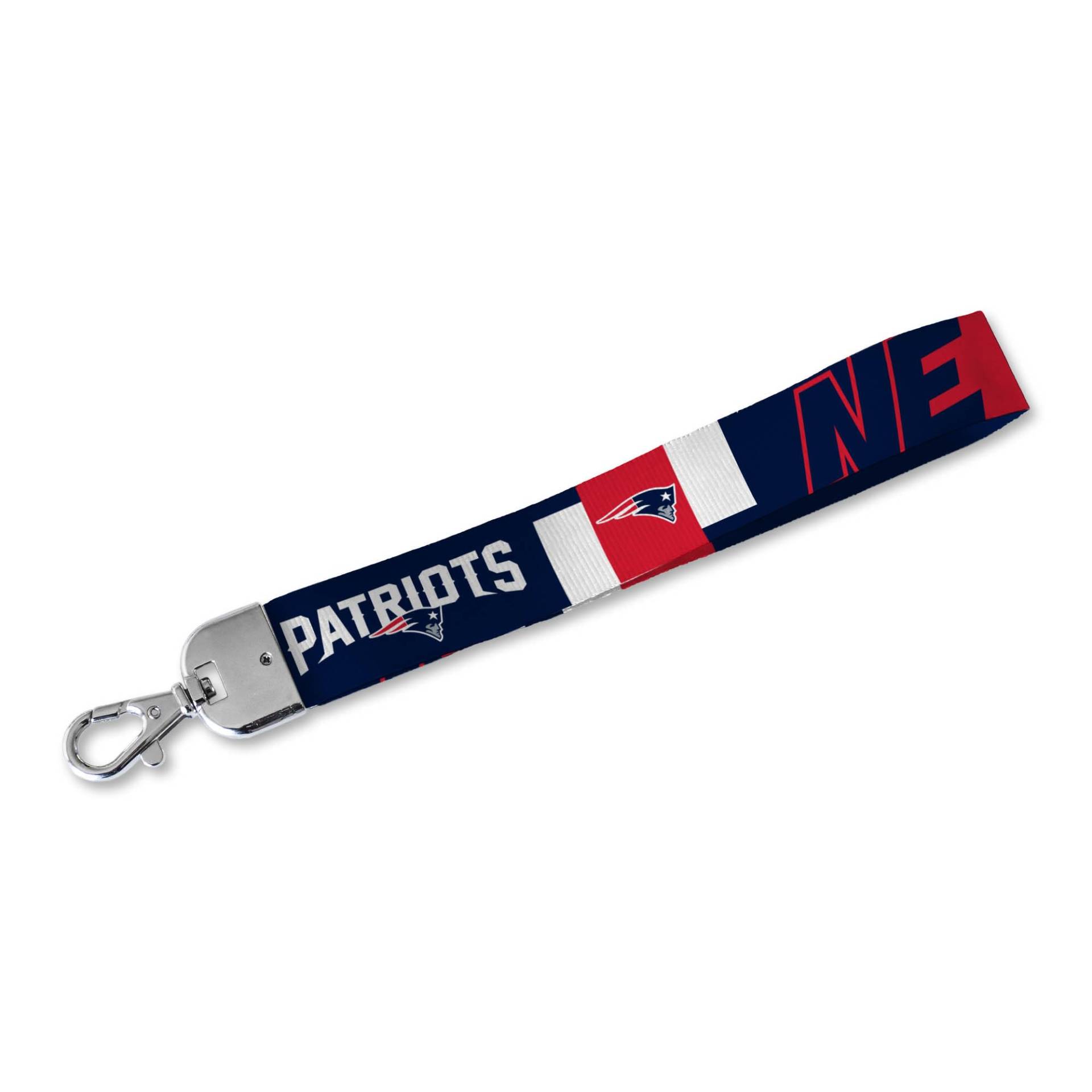 Rico Industries NFL Football New England Patriots Standard-Handgelenk-Schlüsselband, niedlicher Handgelenkriemen, Schlüsselanhänger für Damen und Herren, Autoschlüssel, Ausweise, Karte, Geldbörse Rico Industries NFL Football New England Patriots Standard-Handgelenk-Schlüsselband, niedlicher Handgelenkriemen, Schlüsselanhänger für Damen und Herren, Autoschlüssel, Ausweise, Karte, Geldbörse von Rico Industries