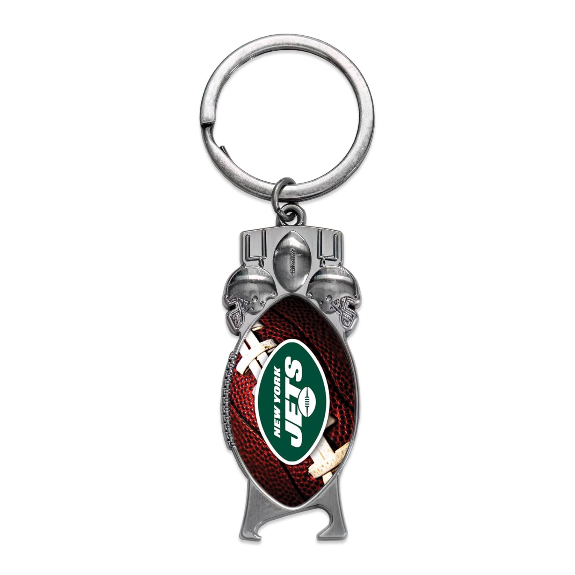 Rico Industries NFL Football New York Jets geformter Flaschenöffner Schlüsselanhänger – Autozubehör Rico Industries NFL Football New York Jets geformter Flaschenöffner Schlüsselanhänger – Autozubehör von Rico Industries