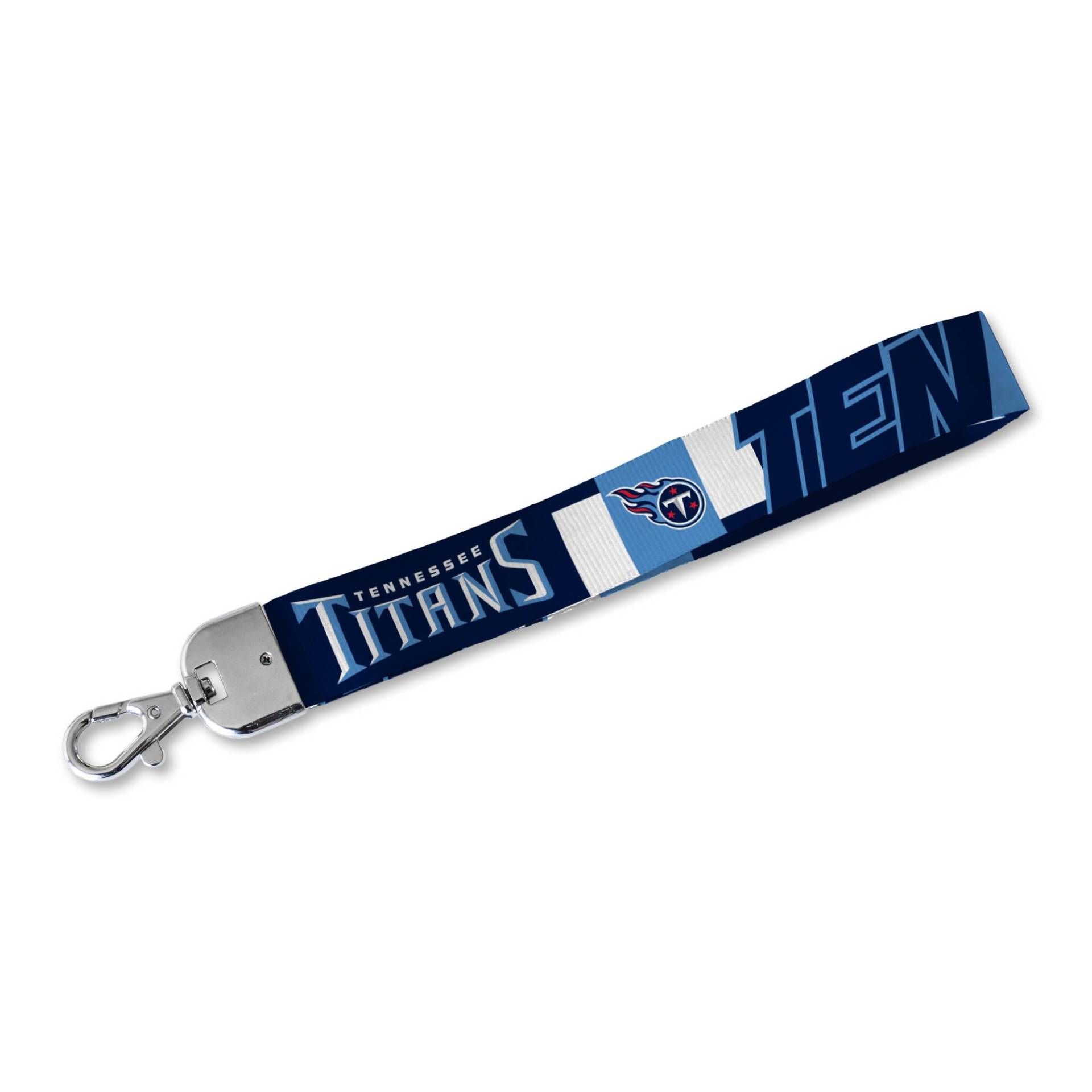 Rico Industries NFL Football Tennessee Titans Handgelenk-Schlüsselband, niedlicher Handgelenkriemen, Schlüsselanhängerhalter für Damen und Herren, Autoschlüssel, Ausweise, Karten, Geldbörse, Telefon, von Rico Industries