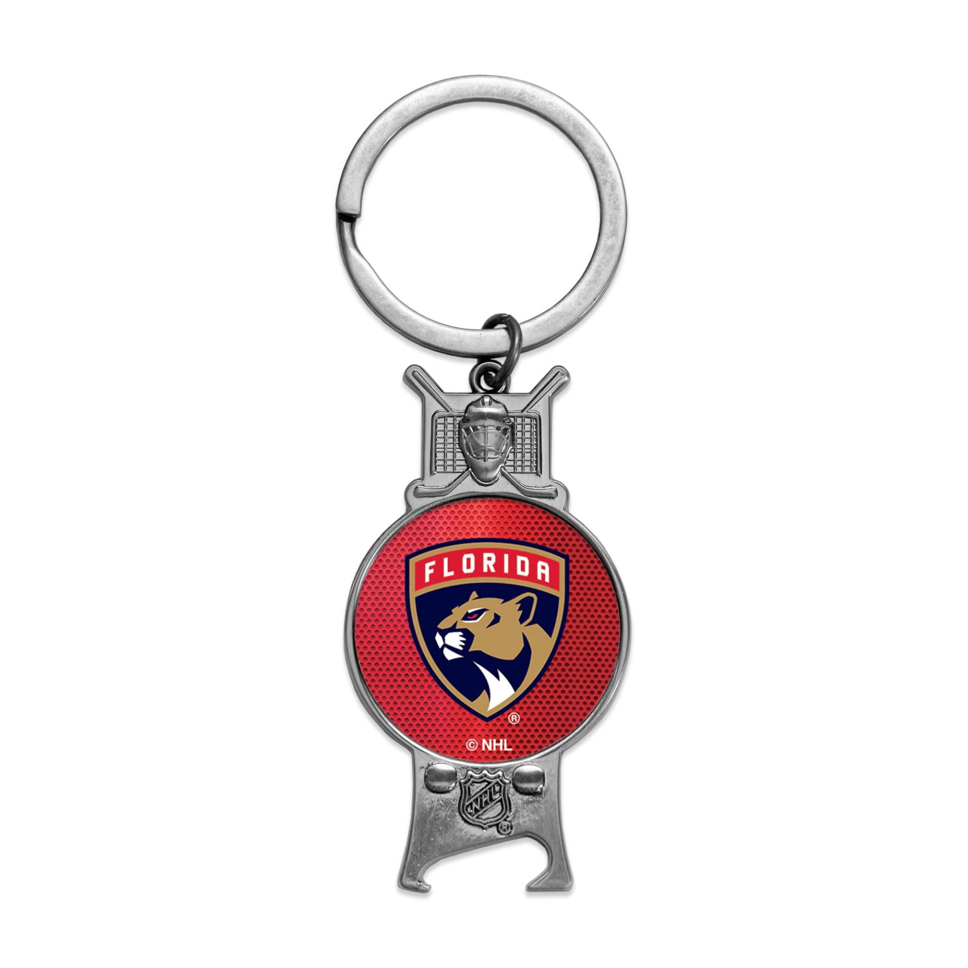 Rico Industries NHL Hockey Florida Panthers geformter Flaschenöffner, Schlüsselanhänger, tolles Geschenk Rico Industries NHL Hockey Florida Panthers geformter Flaschenöffner, Schlüsselanhänger, tolles Geschenk von Rico Industries