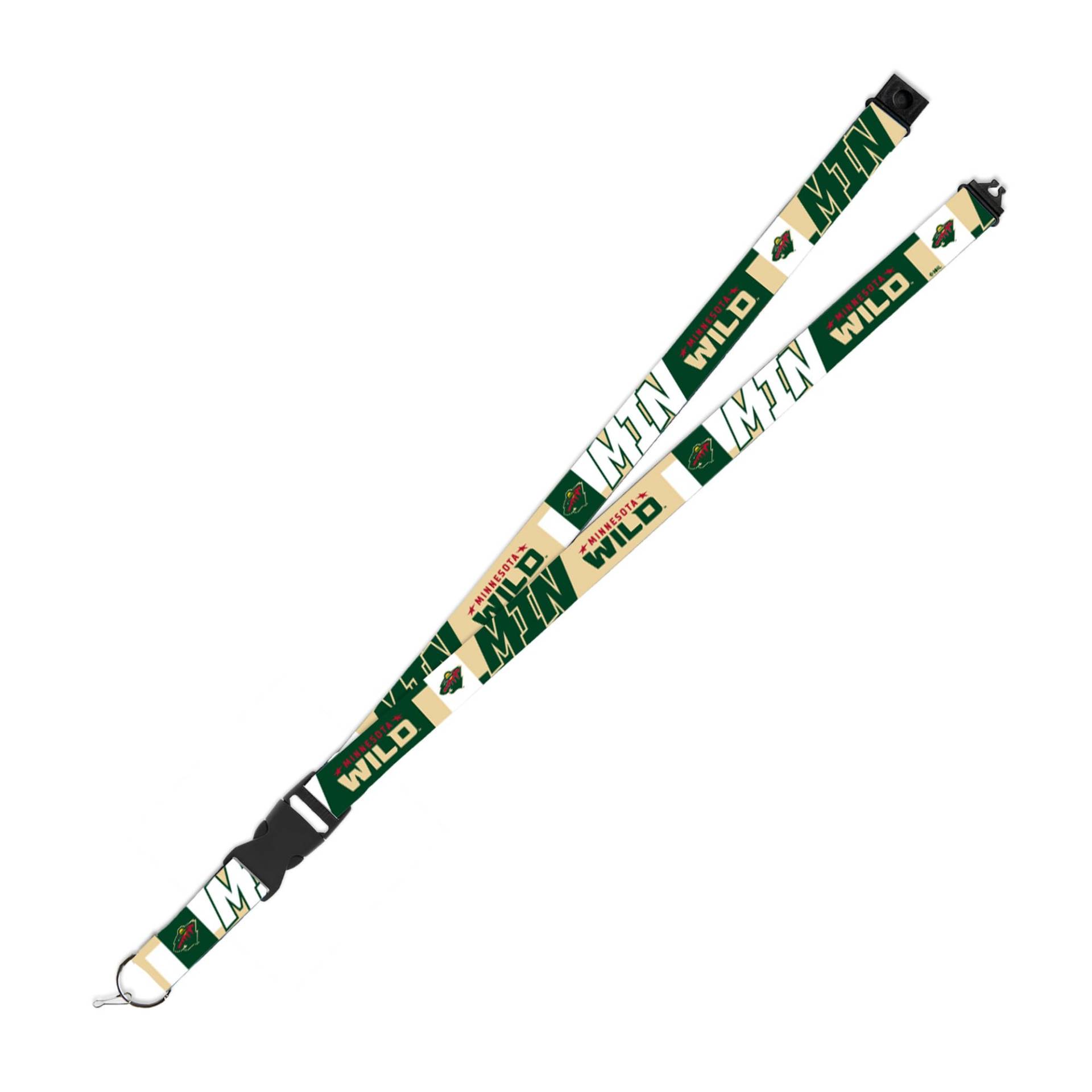 Rico Industries NHL Hockey Minnesota Wild Standard-Handgelenk-Schlüsselband, niedlicher Handgelenkriemen, Schlüsselanhänger für Damen und Herren, Autoschlüssel, Ausweise, Karte, Geldbörse, Handykamera von Rico Industries