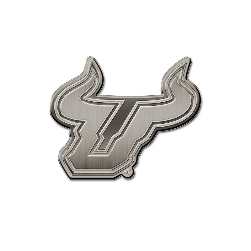 Rico Industries Unisex-Erwachsene AEM Antik Auto Emblem, South Florida Bulls von Rico Industries