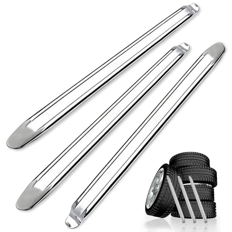 Reifen Montiereisen, 3 Stücke Montiereisen Motorrad, 30 x 2 cm Montierhebel, Demontage Montiereisen Reifen, Reifenmontierhebel Geeignet für Roller Fahrräder Motorräder Autos und Andere Fahrzeuge von Ricofot