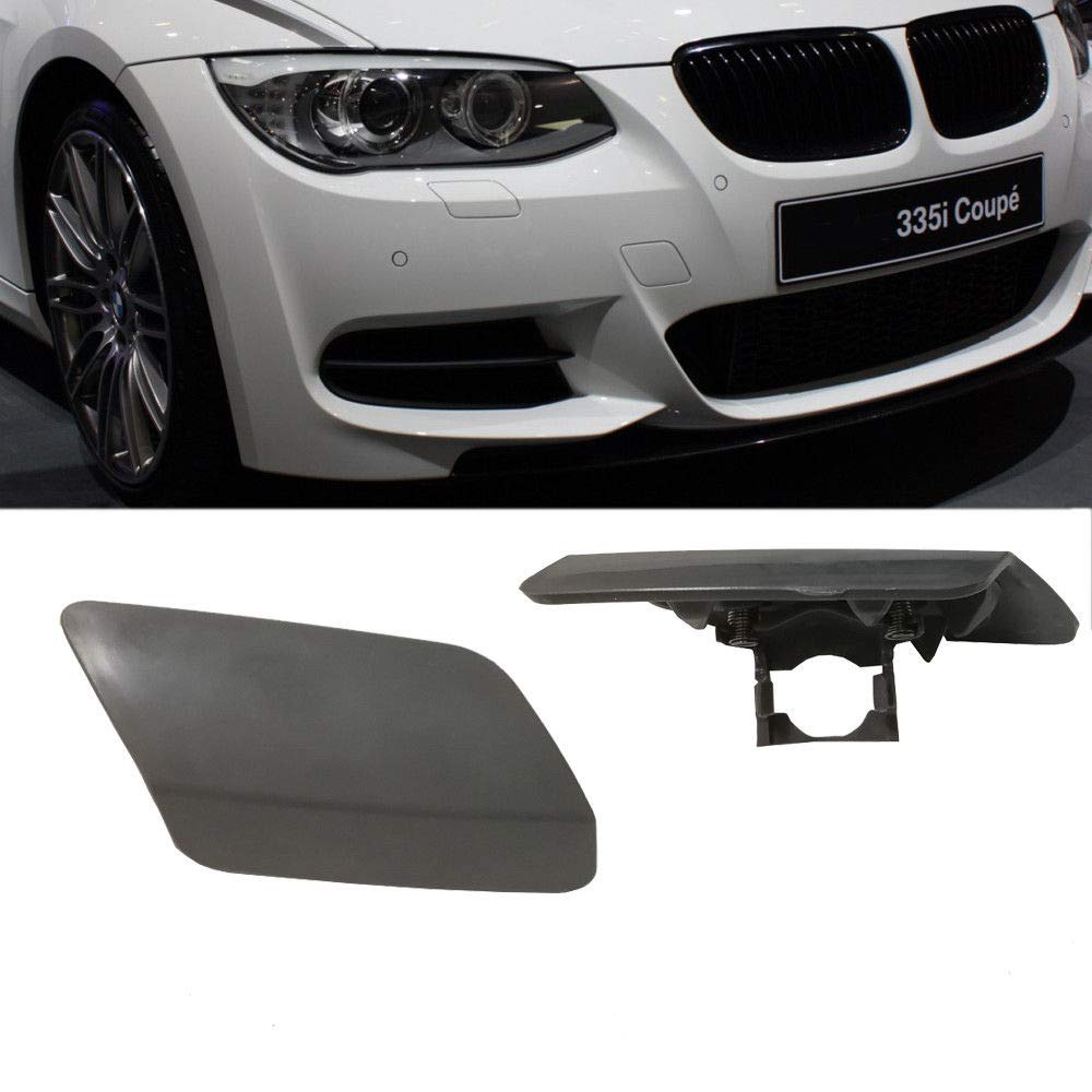 Ricoy Frontscheinwerferabdeckung für E92 E93 3er-Serie 2011-2014 LCI Frontscheinwerfer-Abdeckung Kappe 328i 335i unlackiert, Lampenklappe, Stoßstange, grundiert Ricoy Frontscheinwerferabdeckung für E92 E93 3er-Serie 2011-2014 LCI Frontscheinwerfer-Abdeckung Kappe 328i 335i unlackiert, Lampenklappe, Stoßstange, grundiert von GSRECY
