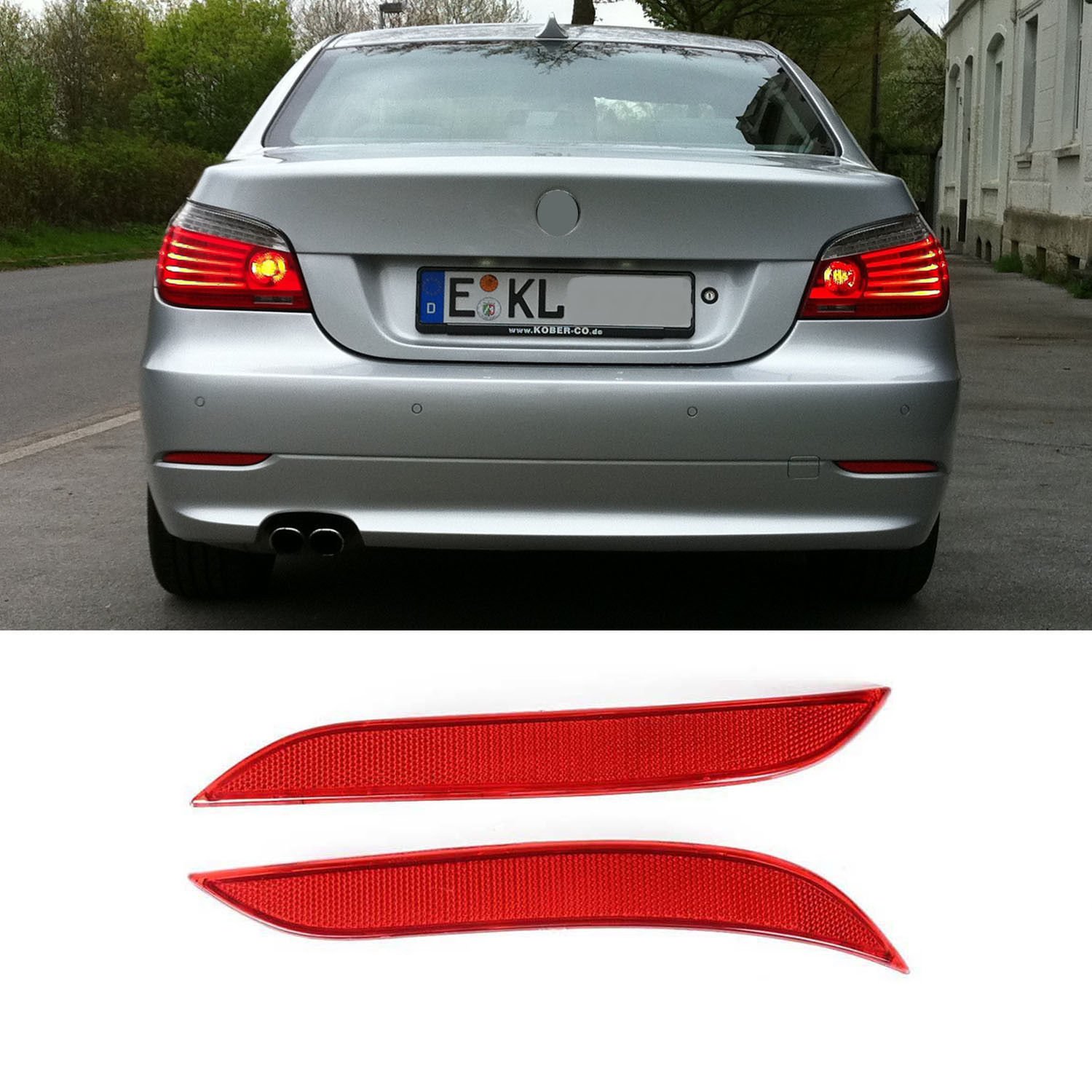 Ricoy Rückstrahler Rot E60/E61 (2003-2007),525i/525xi/530i/530xi/545i/550i Ricoy Rückstrahler Rot E60/E61 (2003-2007),525i/525xi/530i/530xi/545i/550i von Ricoy
