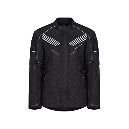 Rider-Tec Motorradjacke 3/4 Textil rt-2200-b, schwarz, Größe L von Rider-Tec
