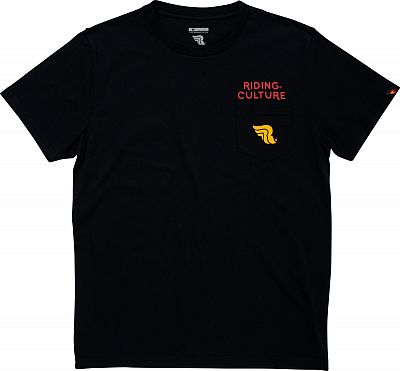 Riding Culture RC5000 Ride More, T-Shirt - Schwarz/Rot/Gelb - XL von Riding Culture