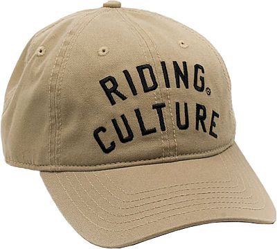Riding Culture Text Dad Hat, Kappe - Beige - Einheitsgröße von Riding Culture