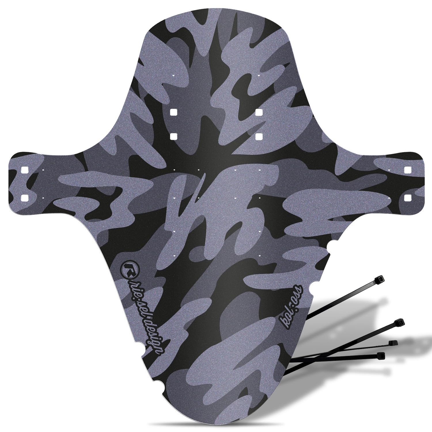 RIESEL DESIGN® 1x Mudguard - kol:oss - XL MTB Schutzblech inkl. Kabelbinder/Stylischer MTB Schmutzfänger/Mountainbike Schutzblech als Spritzschutz für alle Radgrößen RIESEL DESIGN® 1x Mudguard - kol:oss - XL MTB Schutzblech inkl. Kabelbinder/Stylischer MTB Schmutzfänger/Mountainbike Schutzblech als Spritzschutz für alle Radgrößen von Rie:Sel Design