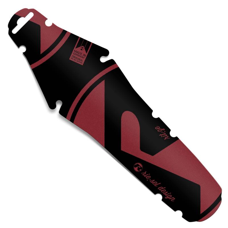 Riesel Design - rit:ze - Mudguard für den Sattel/Rennrad Schutzblech hinten - einfach installierbares Fahrrad Schutzblech/Hinterrad Steckschutzblech für jede Radgröße (berry) von Rie:Sel Design