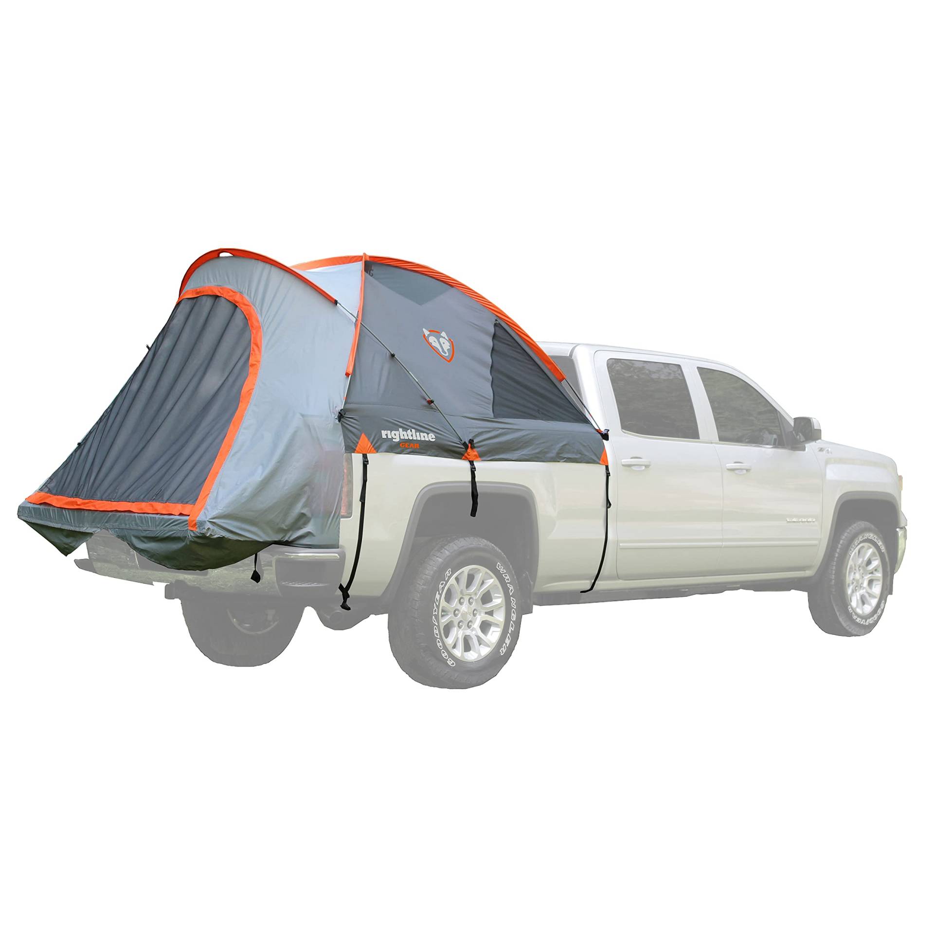 Rightline Gear Unisex-Erwachsene LKW-Zelt, 2,4 m, Grau und Orange, 110710 Full Size Long Bed Truck Tent (8') von Rightline Gear