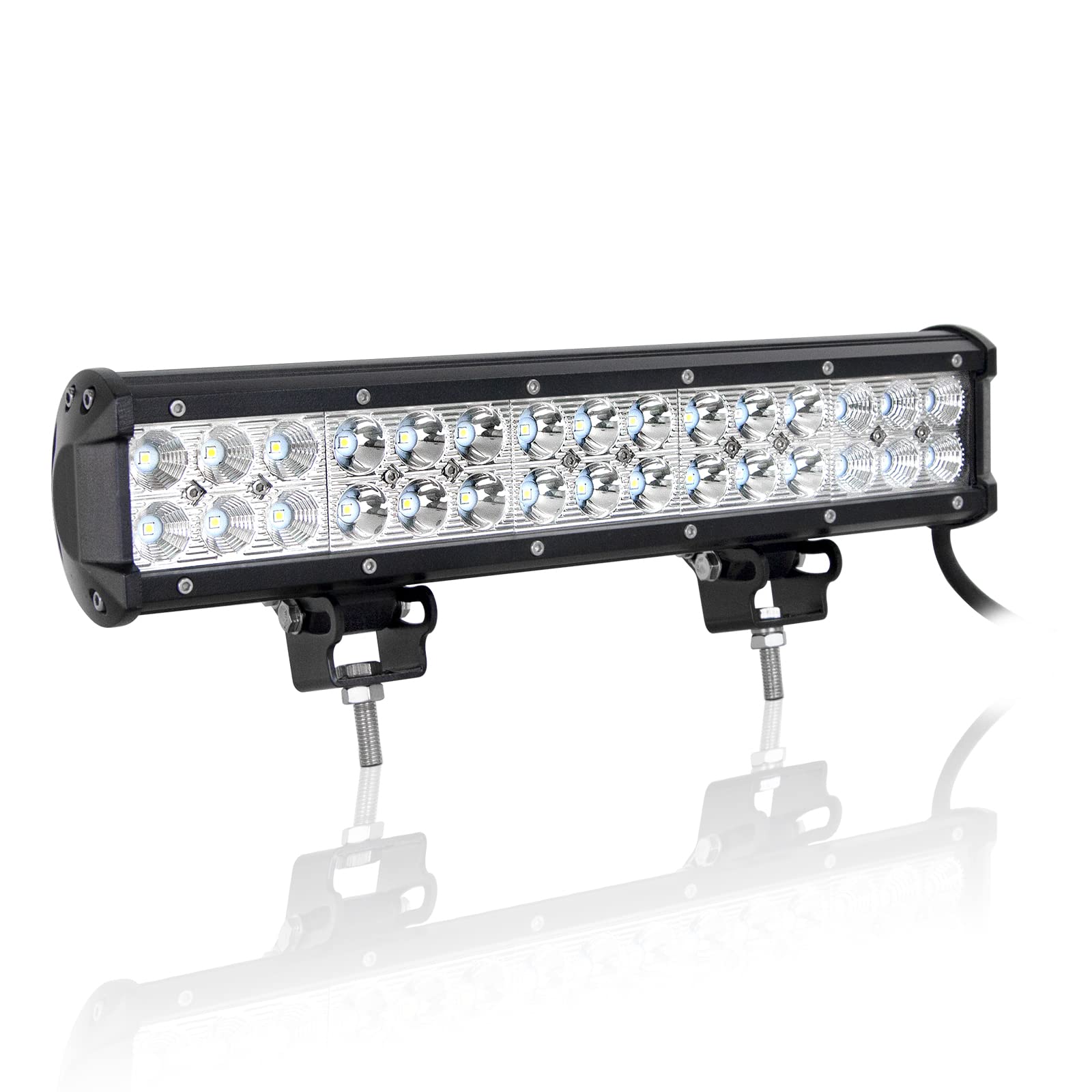 Willpower Led Arbeitsscheinwerfer Auto 15inch 90W Zusatzscheinwerfer 12V Flutlicht Reflektor Spotlight Combo IP67 Wasserdicht 6000K Scheinwerfer Arbeitslicht Offroad Auto SUV UTV ATV Willpower Led Arbeitsscheinwerfer Auto 15inch 90W Zusatzscheinwerfer 12V Flutlicht Reflektor Spotlight Combo IP67 Wasserdicht 6000K Scheinwerfer Arbeitslicht Offroad Auto SUV UTV ATV von Willpower