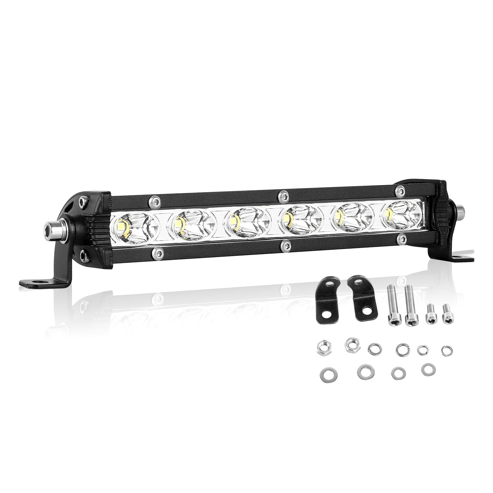Willpowe Phare de Travail LED Barre LED 30W 18cm 12V Projecteur LED Voiture Etanche IP67 Rangée Unique Spot Feux Antibrouillard LED Feux de Travail pour 4x4 Voiture Camion Tracteur SUV Bateau Willpowe Phare de Travail LED Barre LED 30W 18cm 12V Projecteur LED Voiture Etanche IP67 Rangée Unique Spot Feux Antibrouillard LED Feux de Travail pour 4x4 Voiture Camion Tracteur SUV Bateau von Willpower