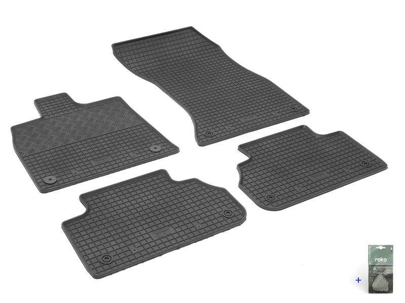 Auto Fußmatten Gummimatten Rigum geeignet für Audi Q5 ab 2016 Passgenau + Auto Duft/BesteKauf von Rigum