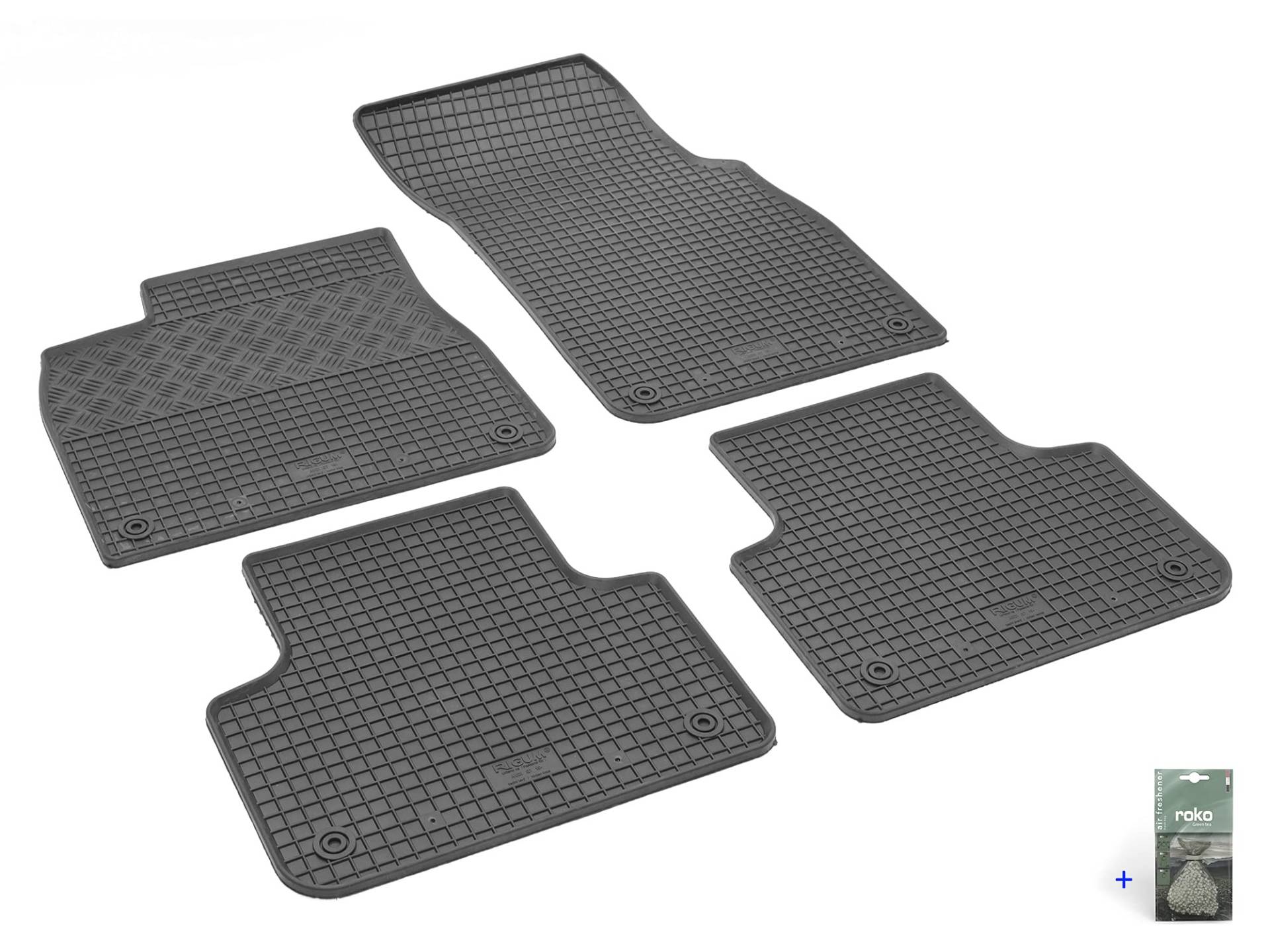Auto Fußmatten Gummimatten Rigum geeignet für Audi Q8 ab 2018 Passgenau + Auto Duft/BesteKauf von Rigum