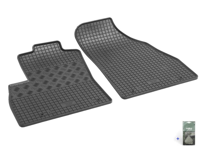 Auto Fußmatten Gummimatten Rigum geeignet für FIAT Fiorino 2-Sitzer ab 2007 Passgenau + Auto Duft/BesteKauf von Rigum
