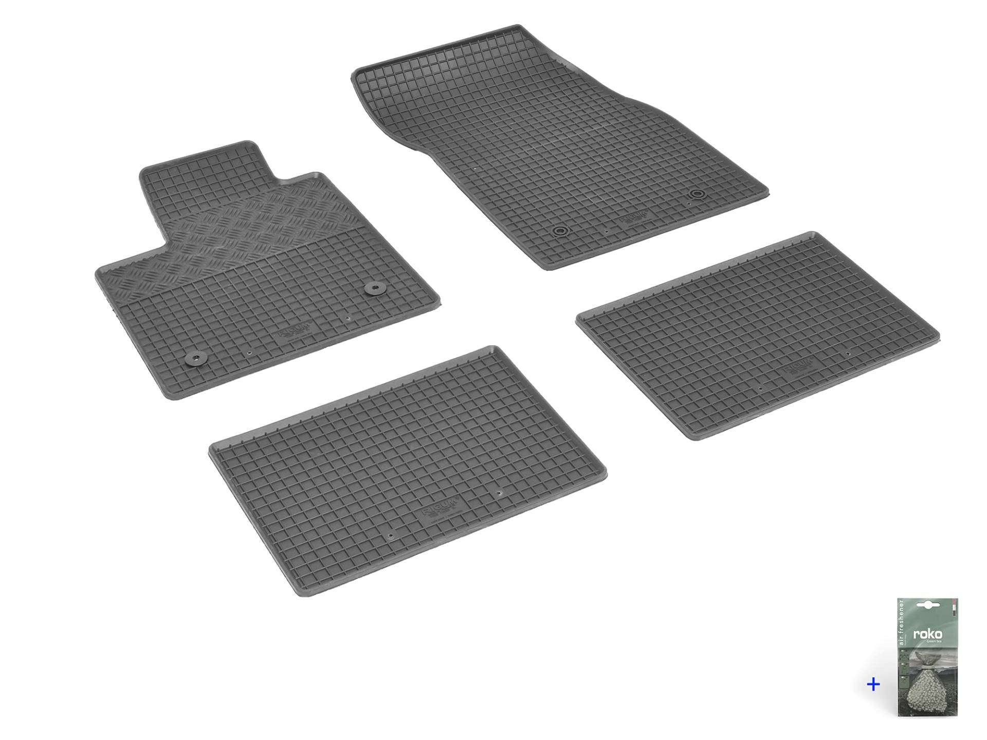Auto Fußmatten Gummimatten Rigum geeignet für Ford Focus Mk4 ab 2018 Passgenau + Auto Duft/BesteKauf von Rigum