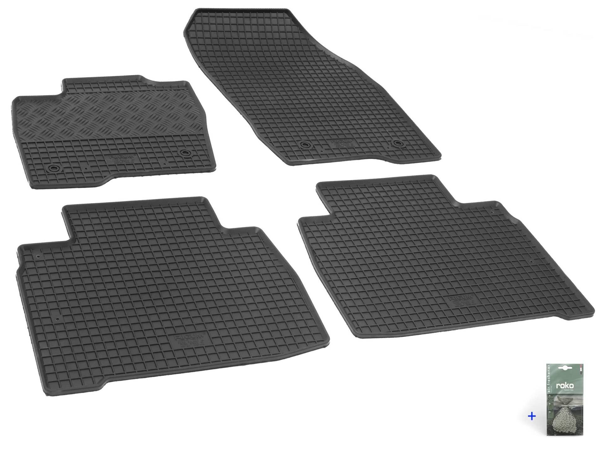 Auto Fußmatten Gummimatten Rigum geeignet für Ford Galaxy 5-Sitzer ab 2015 Passgenau + Auto Duft/BesteKauf von Rigum