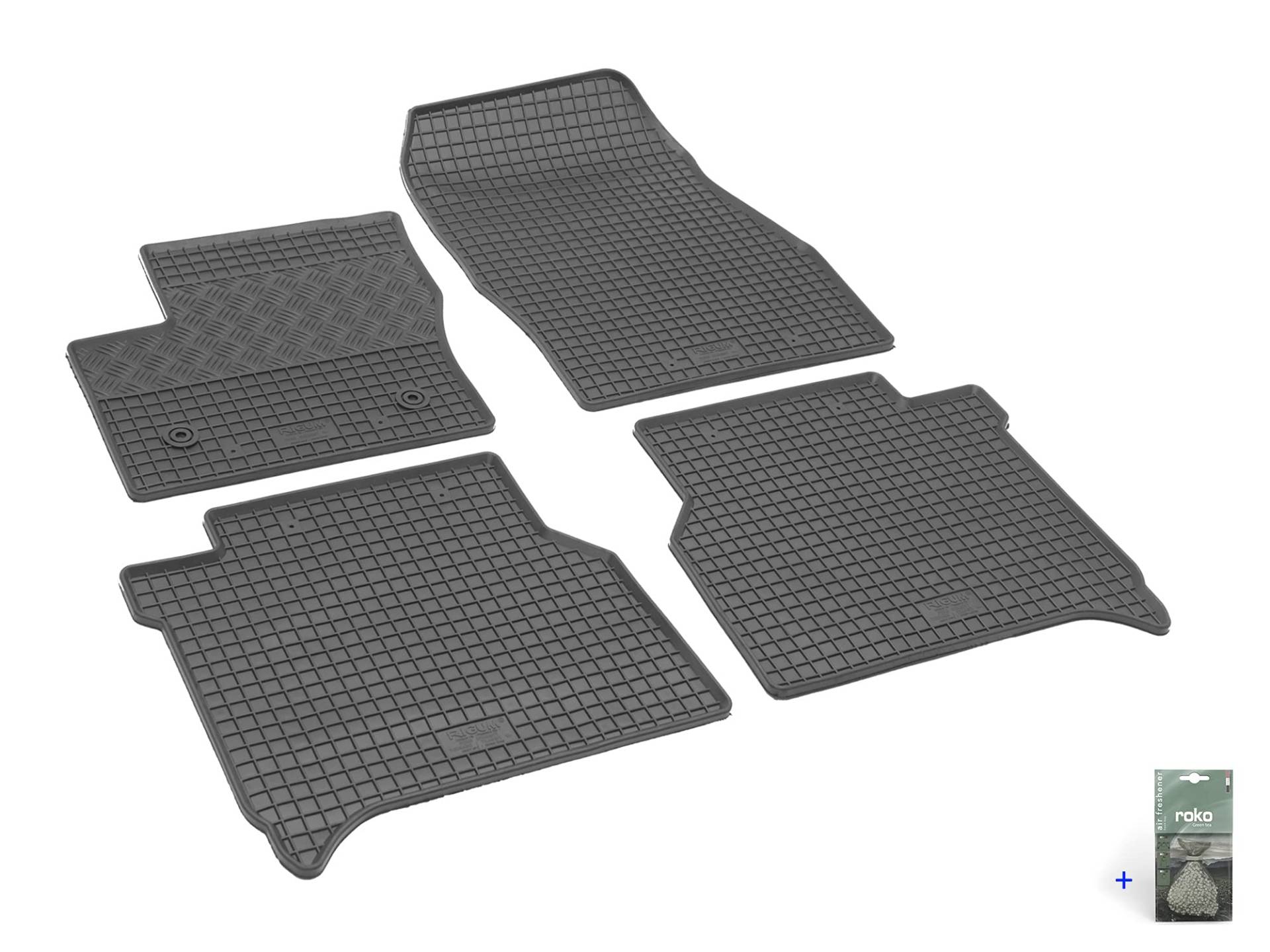 Auto Fußmatten Gummimatten Rigum geeignet für Ford Transit/Tourneo Connect 5-Sitzer 2013-2018 Passgenau + Auto Duft/BesteKauf von Rigum