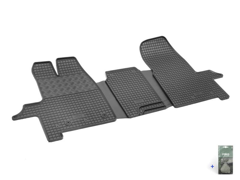 Auto Fußmatten Gummimatten Rigum geeignet für Ford Transit 3-Sitzer 2014-2015 Passgenau + Auto Duft/BesteKauf von Rigum