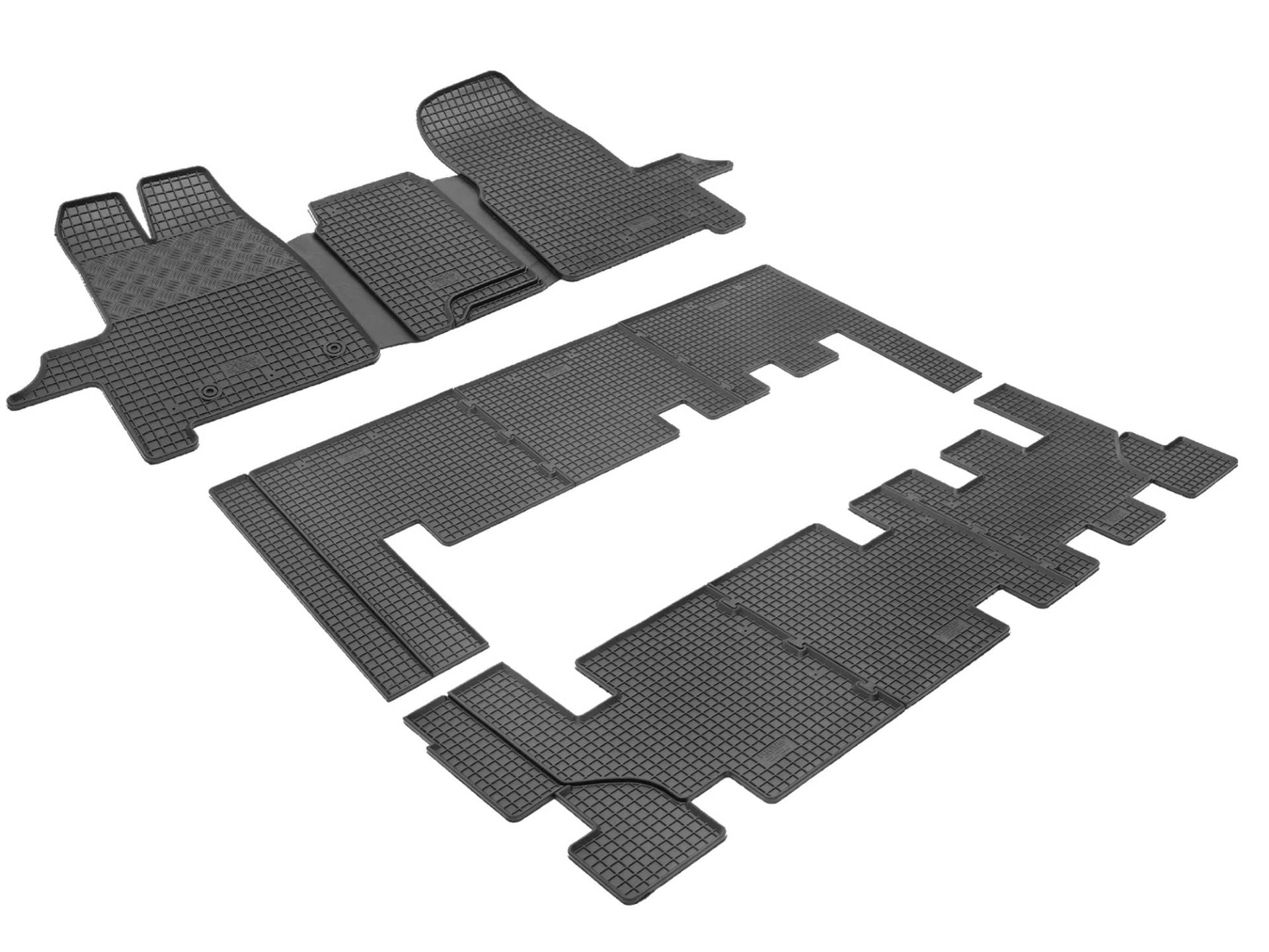 Auto Fußmatten Gummimatten Rigum geeignet für Ford Transit Custom Schaltgetriebe 8/9-Sitzer ab 2018 Passgenau + Auto Duft/BesteKauf von Rigum