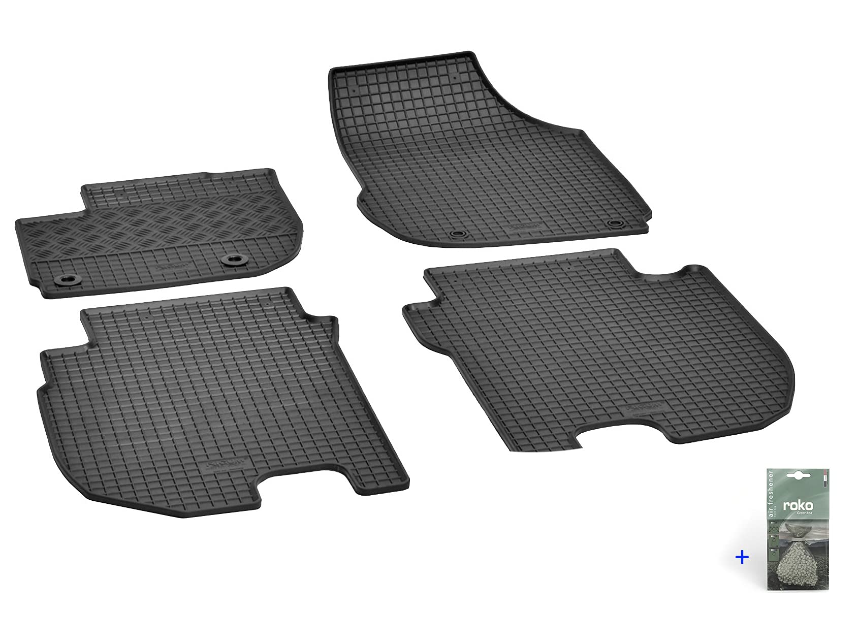 Auto Fußmatten Gummimatten Rigum geeignet für Honda Jazz Hybrid ab 2020 Passgenau + Auto Duft/BesteKauf von Rigum