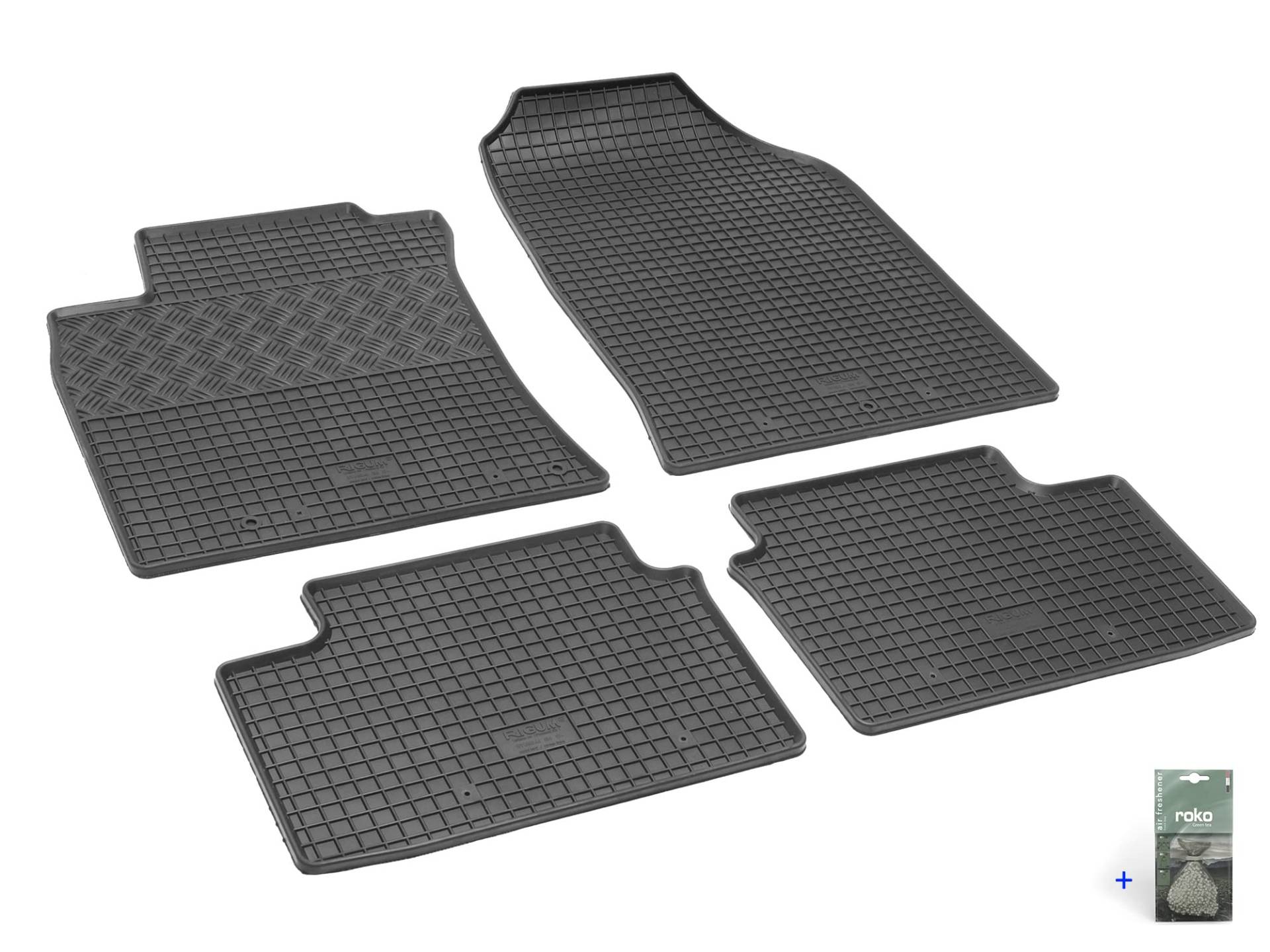 Auto Fußmatten Gummimatten Rigum geeignet für Hyundai i30 ab 2017 (auch für die Hybrid-Version) Passgenau + Auto Duft/BesteKauf von Rigum