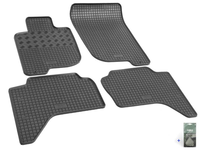 Auto Fußmatten Gummimatten Rigum geeignet für Mitsubishi L200 2015-2019 Passgenau + Auto Duft/BesteKauf von Rigum