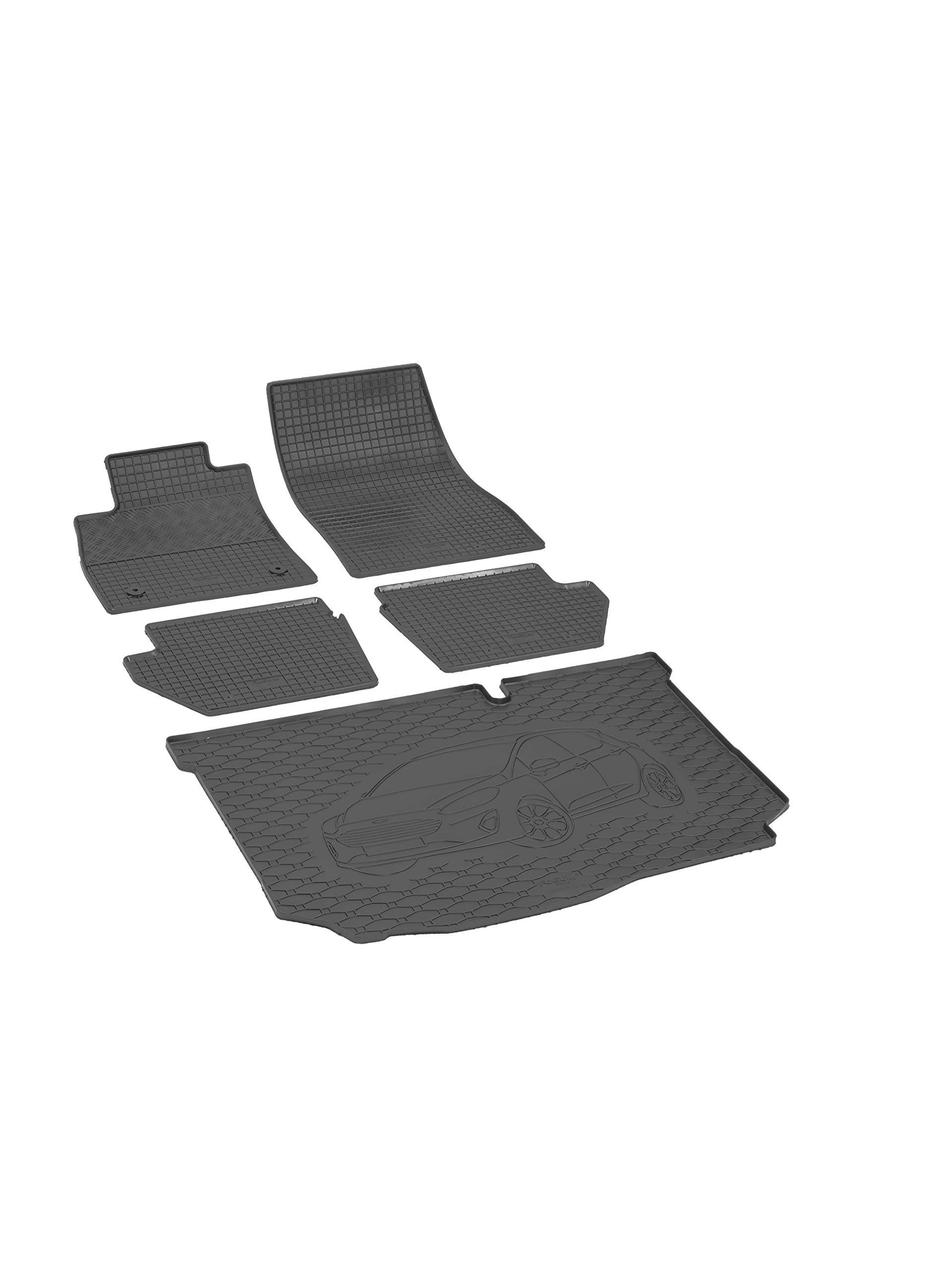 Fußmatten und Kofferraummatte Rigum Geeignet für Ford Fiesta Mk8 Schrägheck ab 2017 Set + Auto Duft/BesteKauf von Rigum