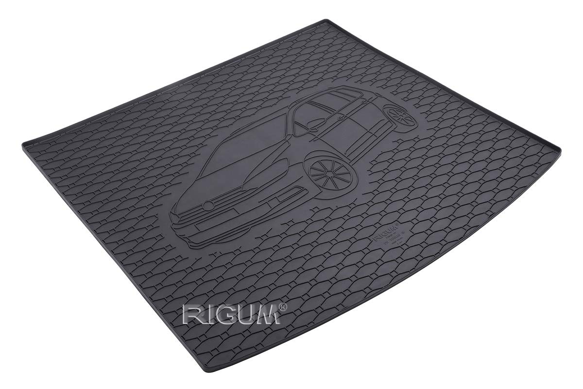 Gummi Kofferraummatte mit Fahrzeug-Motiv in fahrzeugspezifischer Passform AZ31000055 von Rigum