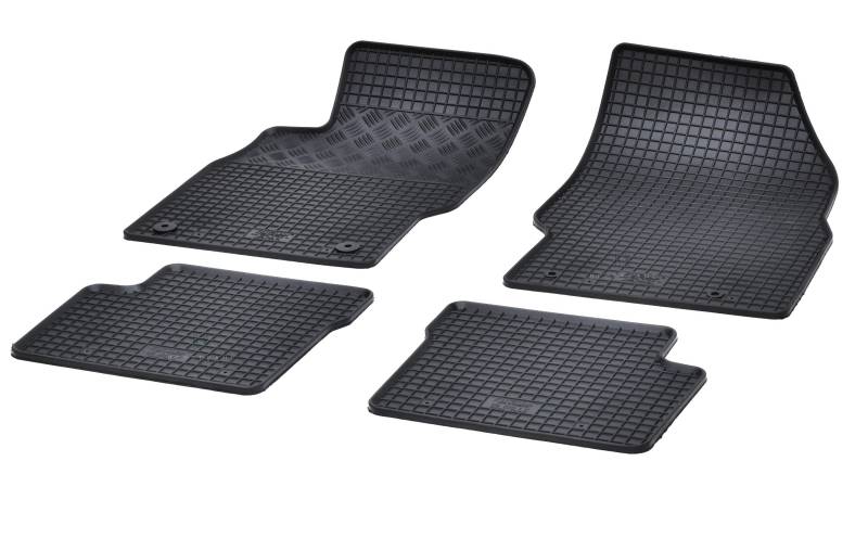 Gummimatten Fußmatten Gummifußmatten RIGUM geeignet für Opel Corsa D 2006-2014 Perfekt angepasst + Magic Eraser von Rigum