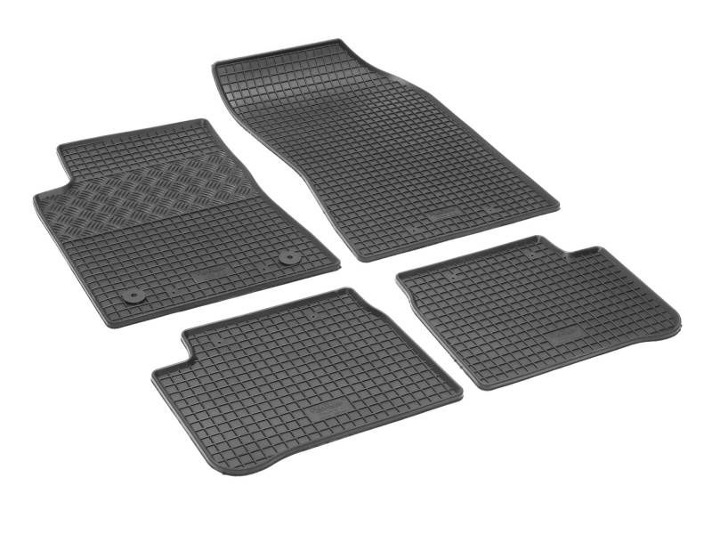 Gummimatten Fußmatten Gummifußmatten RIGUM geeignet für Citroen C3 ab 2016 Perfekt angepasst + Magic Eraser von Rigum