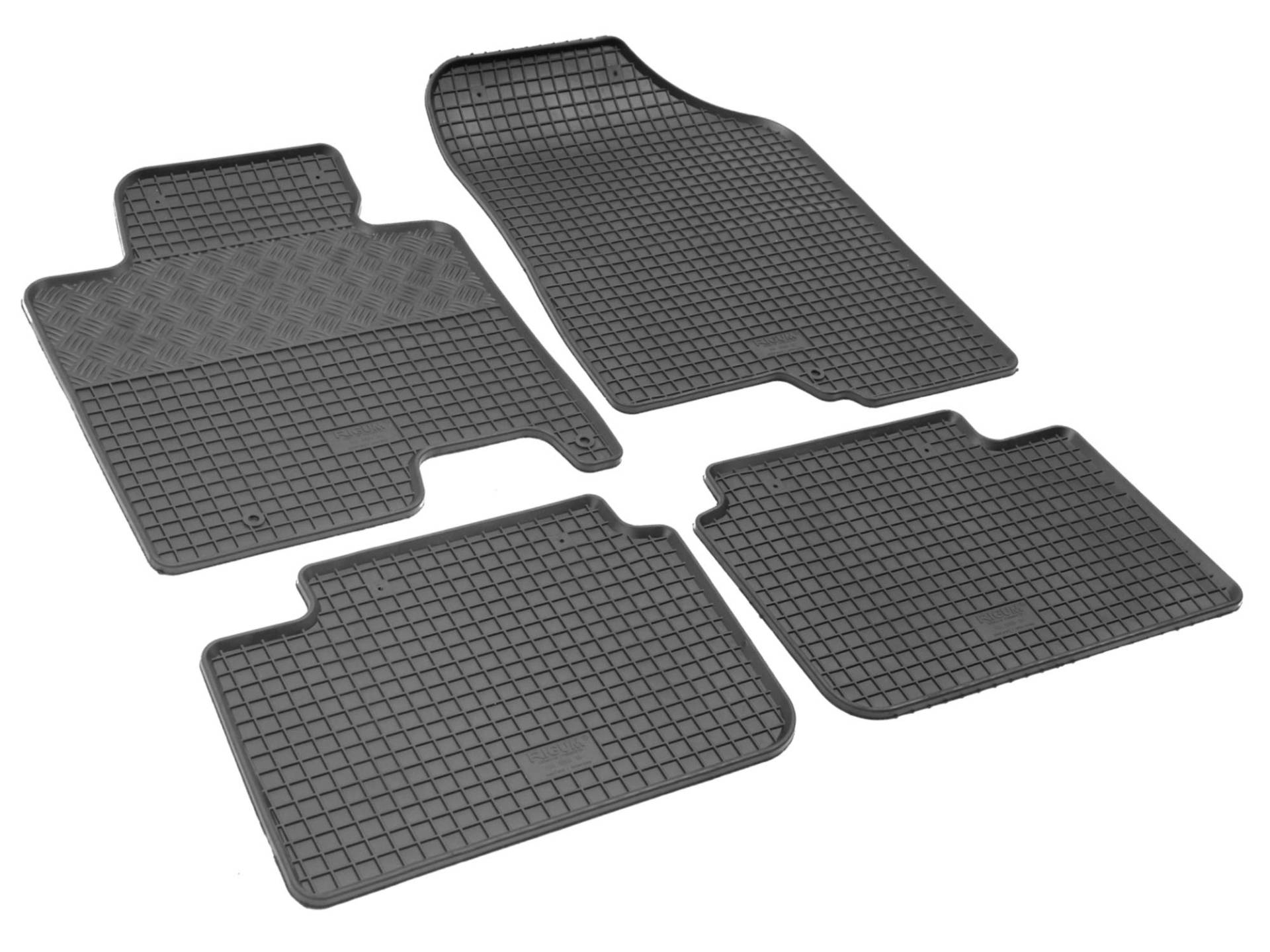 Gummimatten Fußmatten Gummifußmatten RIGUM geeignet für Kia Ceed SW Kombi 2012-2018 Perfekt angepasst + Magic Eraser von Rigum