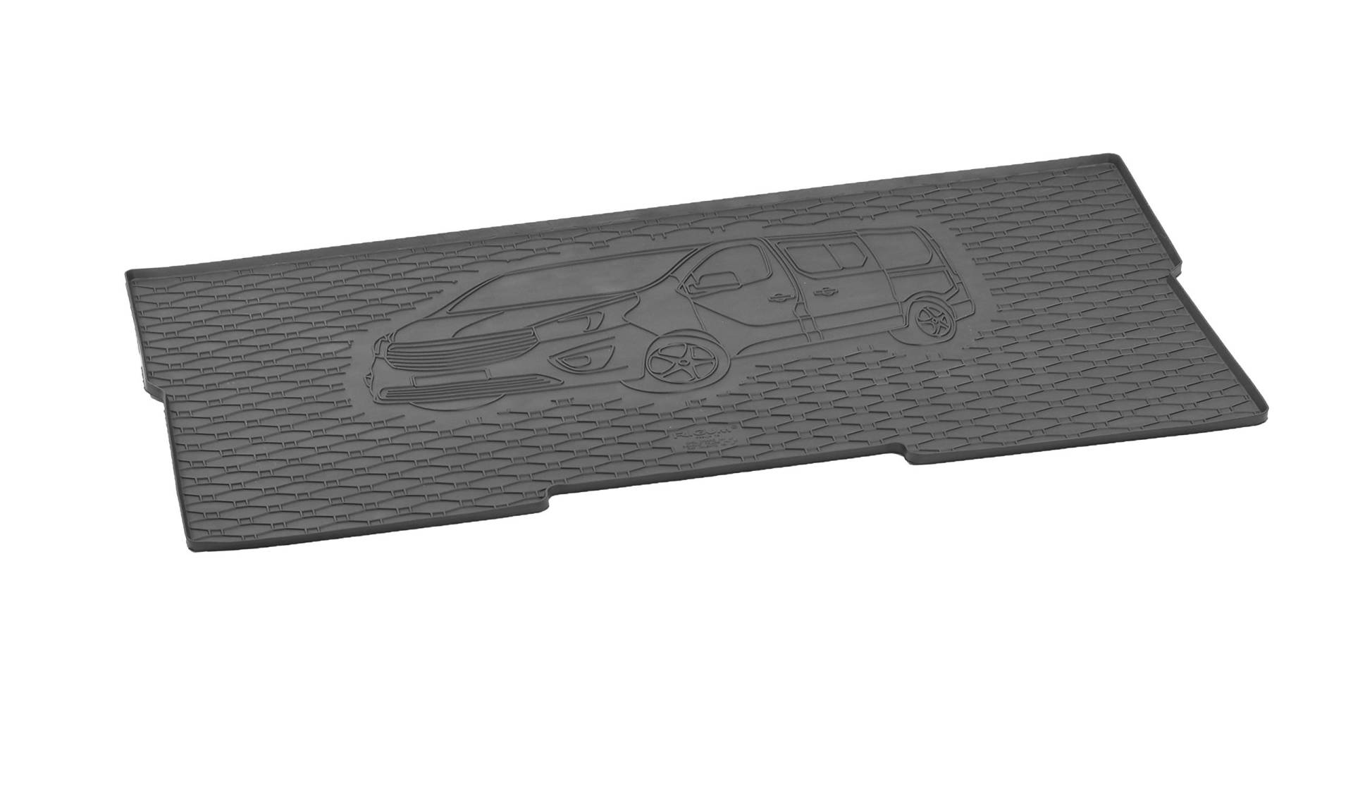 Kofferraumwanne Kofferraummatte Antirutsch RIGUM geeignet für Opel Vivaro B 8/9-Sitzer 2014-2019 L1 Perfekt angepasst + Magic Eraser von Rigum