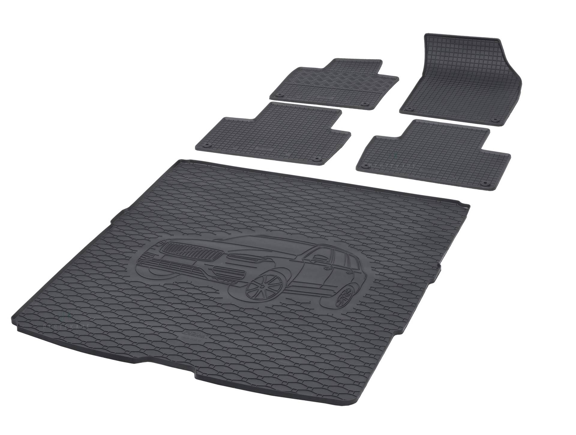 Kofferraumwanne und Gummifußmatten RIGUM geeignet für Volvo XC 90 ab 2014 Perfekt angepasst + Magic Eraser Kofferraumwanne und Gummifußmatten RIGUM geeignet für Volvo XC 90 ab 2014 Perfekt angepasst + Magic Eraser von Rigum