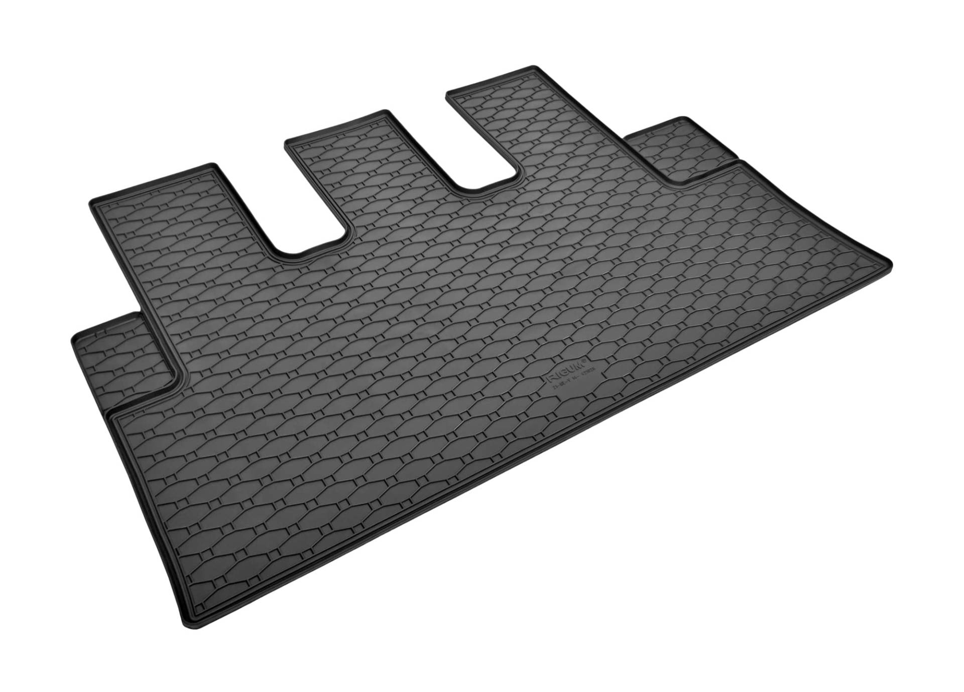 Passgenau Kofferraumwanne geeignet für Mercedes Vito Viano 8/9 Plätze ab 2014 ideal angepasst schwarz Kofferraummatte von Rigum