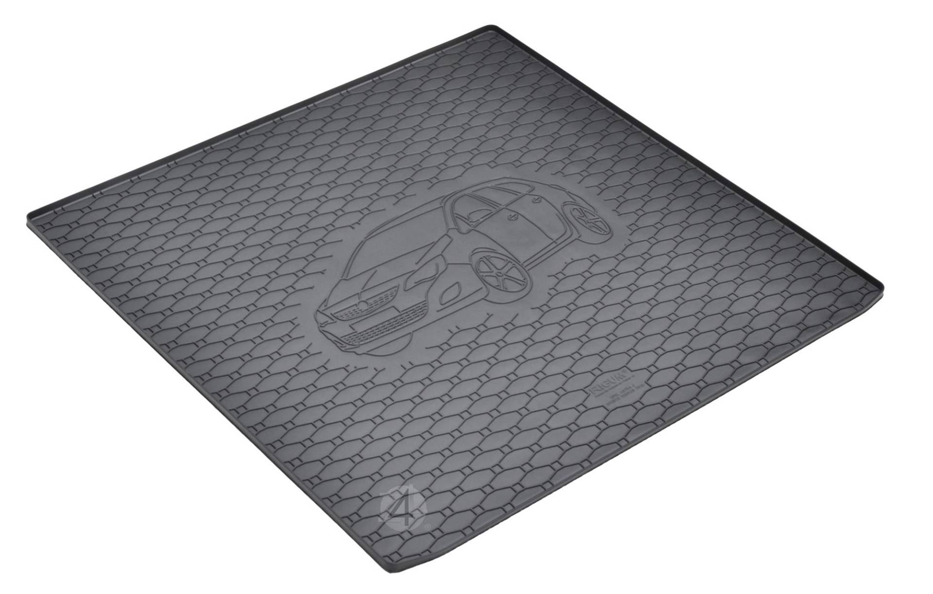 Passgenau Kofferraumwanne geeignet für OPEL Astra IV J ab 2010-2015 Kombi Sport Tourer ideal angepasst schwarz Kofferraummatte von Rigum