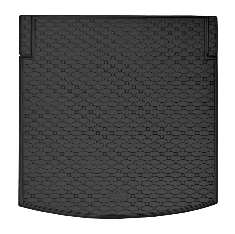 Rigum Kofferraummatte für Seat Leon ST/Kombi ab 2014, Schwarz, Kunststoff und Gummi, Ideal angepasst, PKW von Rigum