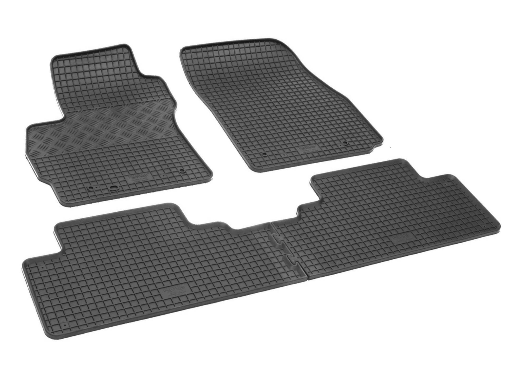 Passgenaue Gummimatten Gummifußmatten RIGUM geeignet für Mazda 5 ab 2011 5-Sitzer + Armaturenbrett-Tücher von Rigum
