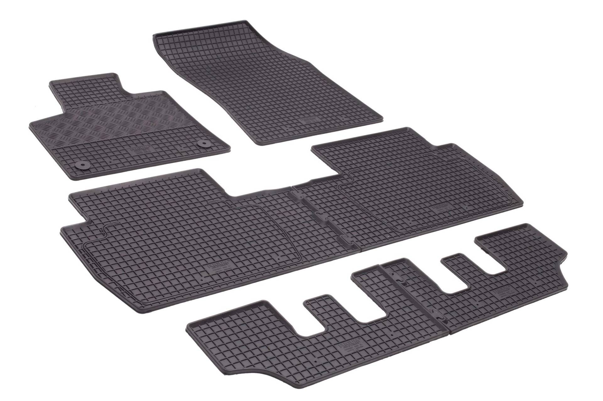 Passgenaue Gummimatten Gummifußmatten RIGUM geeignet für Peugeot 5008 2010-2017 7-Sitzer + Armaturenbrett-Tücher Passgenaue Gummimatten Gummifußmatten RIGUM geeignet für Peugeot 5008 2010-2017 7-Sitzer + Armaturenbrett-Tücher von Rigum