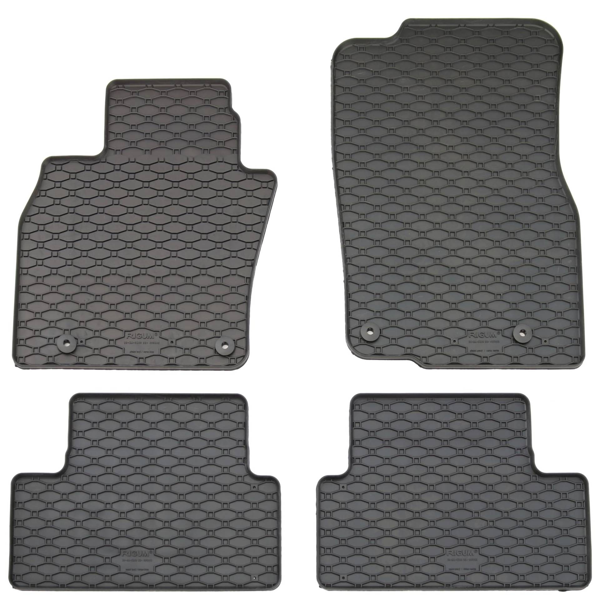 Rigum 905960 Gummifußmatten Set 4-teilig Gummimatten Fußmatten Passgenau Rigum 905960 Gummifußmatten Set 4-teilig Gummimatten Fußmatten Passgenau von Rigum
